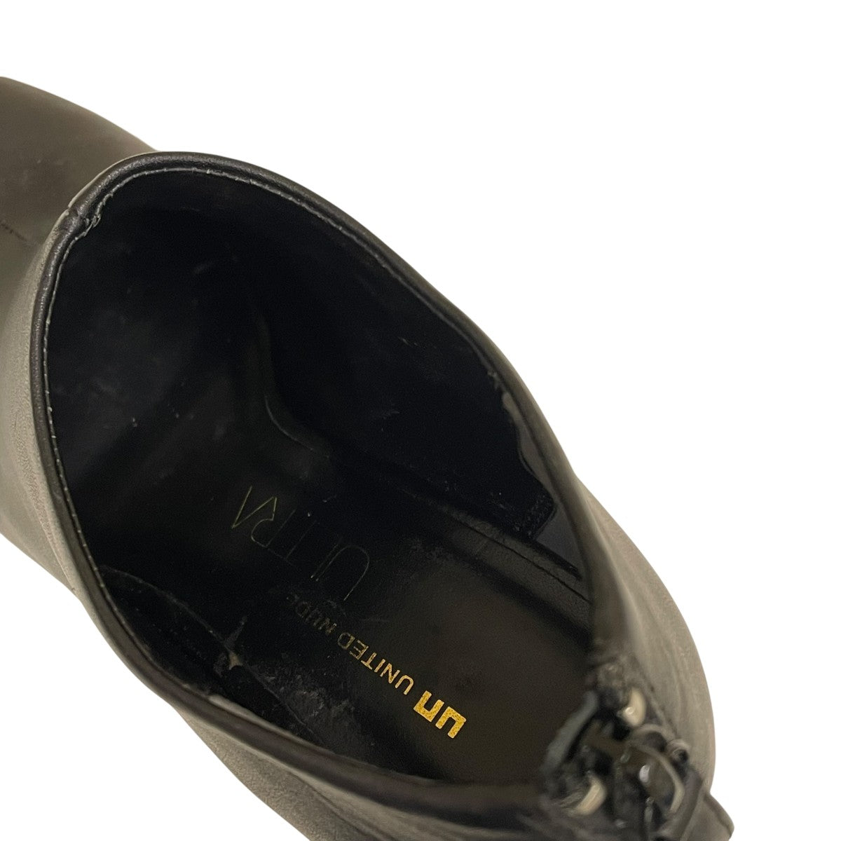 【未使用】UNITED NUDE ブラックブーティ イームズ ユナイテッド ヌード UNITED NUDE UNITED NUDE ショートブーツ