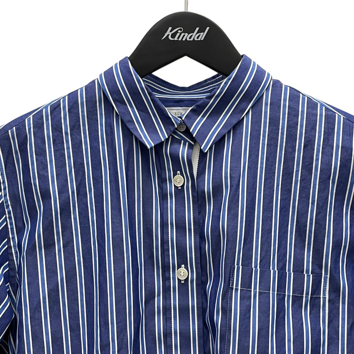 sacai(サカイ) 長袖ブラウスSCW 058 SCW 058 ブルー サイズ 3