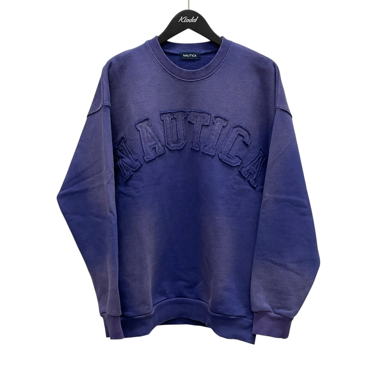 Garment Dyed Bleach Washed Arch Logo Crewneckスウェット243-1271
