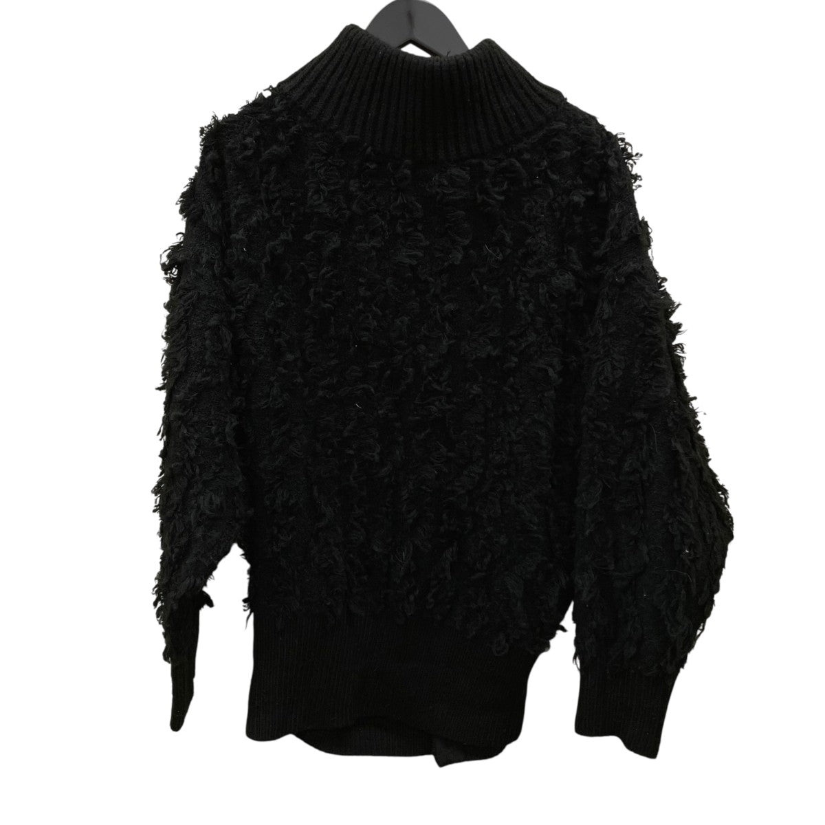 21AW2way fluffy fringe knit2WAY ニットカーディガン01120140990