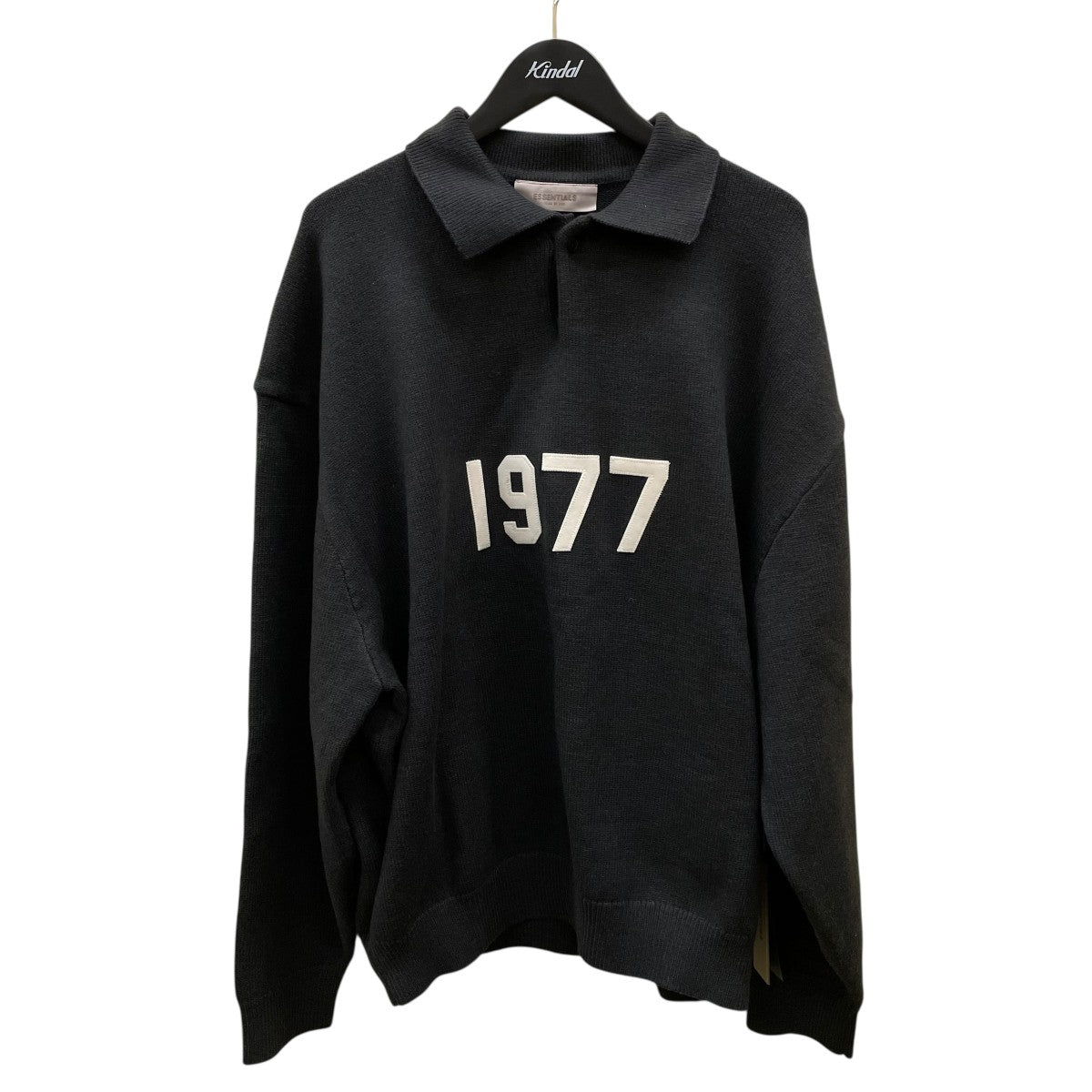 1977 KNIT LOGO LS POLOロゴニットポロ