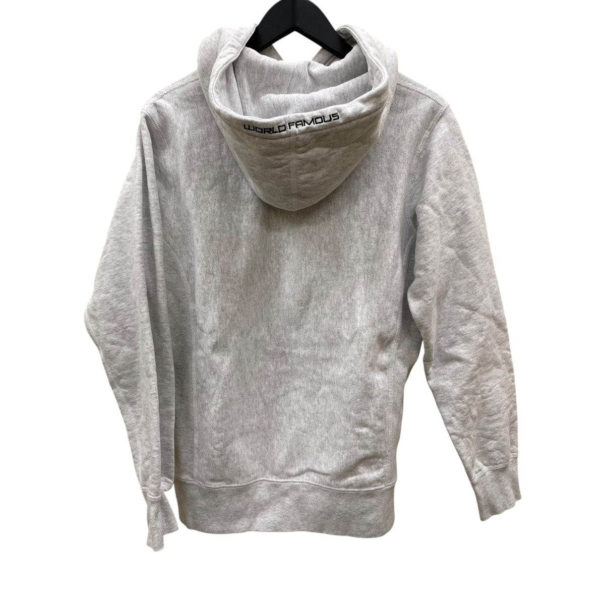 Sequin Logo Hoodedロゴプルオーバーフーディ