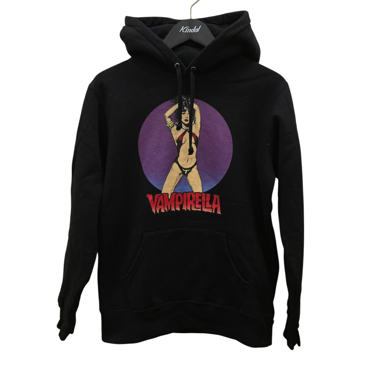 17SSVAMPIRELLA HOODED SWEATSHIRTプリントプルオーバーフーディ