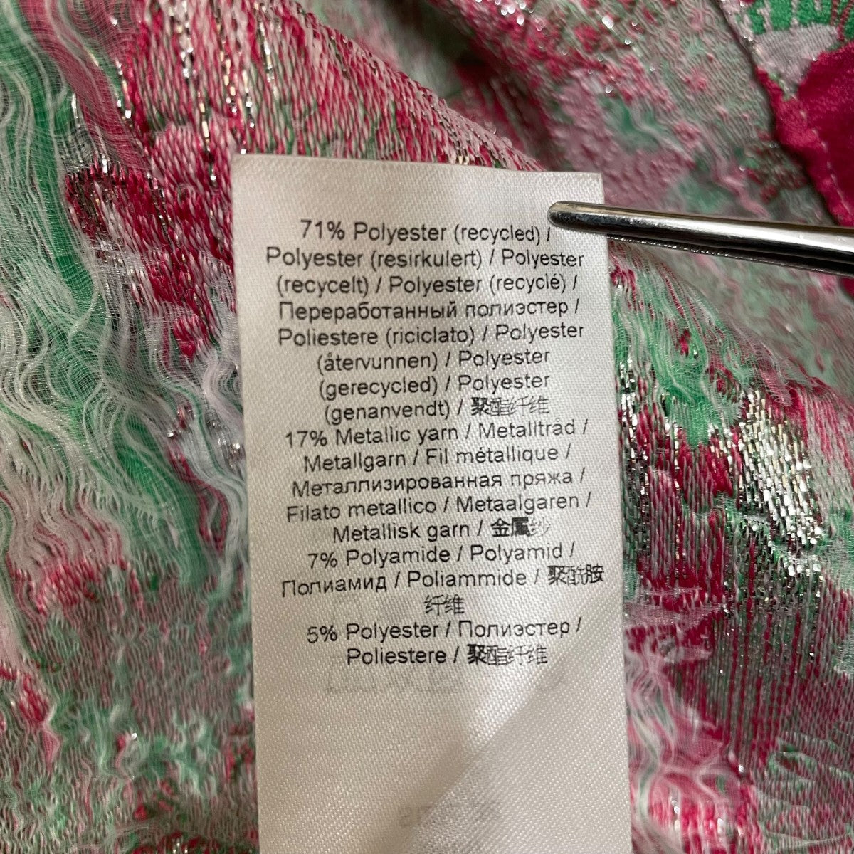 Ganni 3D JACQUARD STRAP DRESSノースリーブワンピース6499 古着・中古-6枚目のアイテム画像