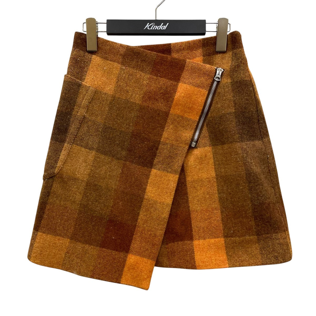 Checked Wrap Skirt巻きスカートAF0208
