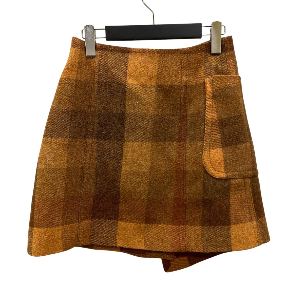 Checked Wrap Skirt巻きスカートAF0208