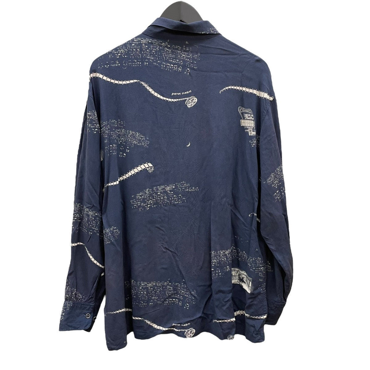 PORTER CLASSIC 19AW ブラック　ストレッチ長袖シャツ Porter Classic 