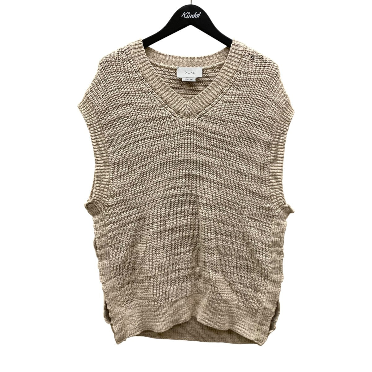 20SS5G OVERSIZED V-NECK KNIT VESTニットベストYK20SS0119S