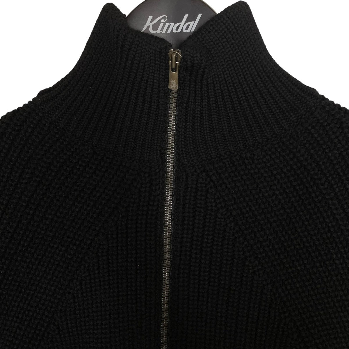 BATONER / ニット・セーター(厚手)/S/ウール/BLK/無地/BN-20FM-032 BATONER(バトナー) SIGNATURE DRIVER'S KNITドライバーズニットBN 20FM