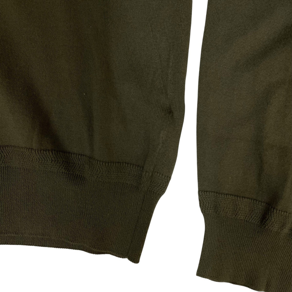RRL Ralph Lauren オリーブ 長袖ポロシャツ RALPH LAUREN BlackLabel(ラルフ ローレン ブラックレーベル