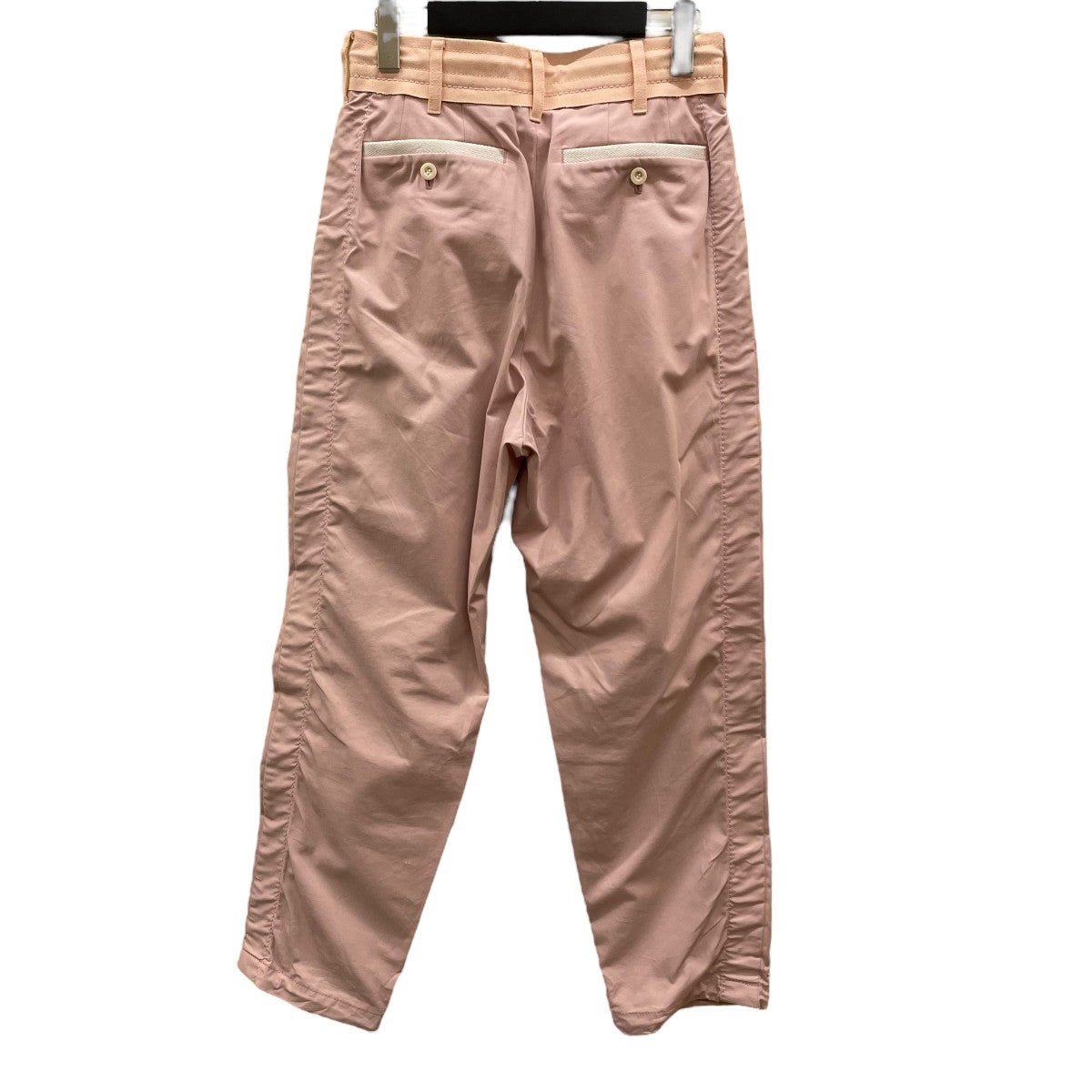 sacai×Pendleton コラボパンツ sacai(サカイ) ベルテッドスウェットパンツ19-02126M 19-02126M