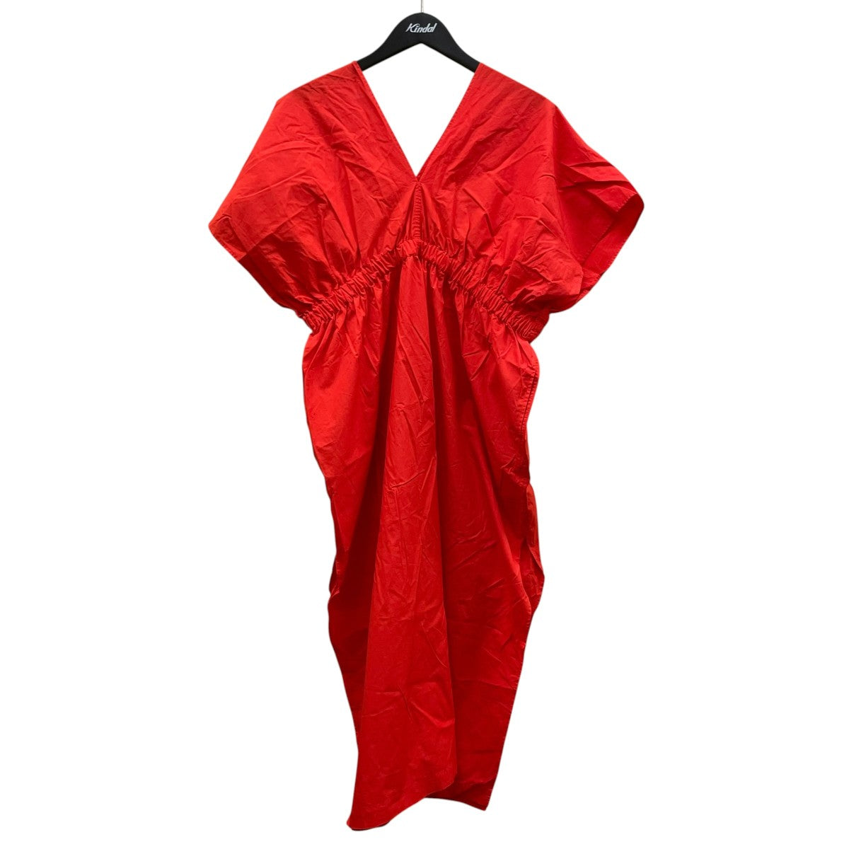 WONDER FULL LIFE NEO KAFTAN DRESSコットン Vネック 半袖ワンピースWFL24-S90 古着・中古-1枚目のアイテム画像