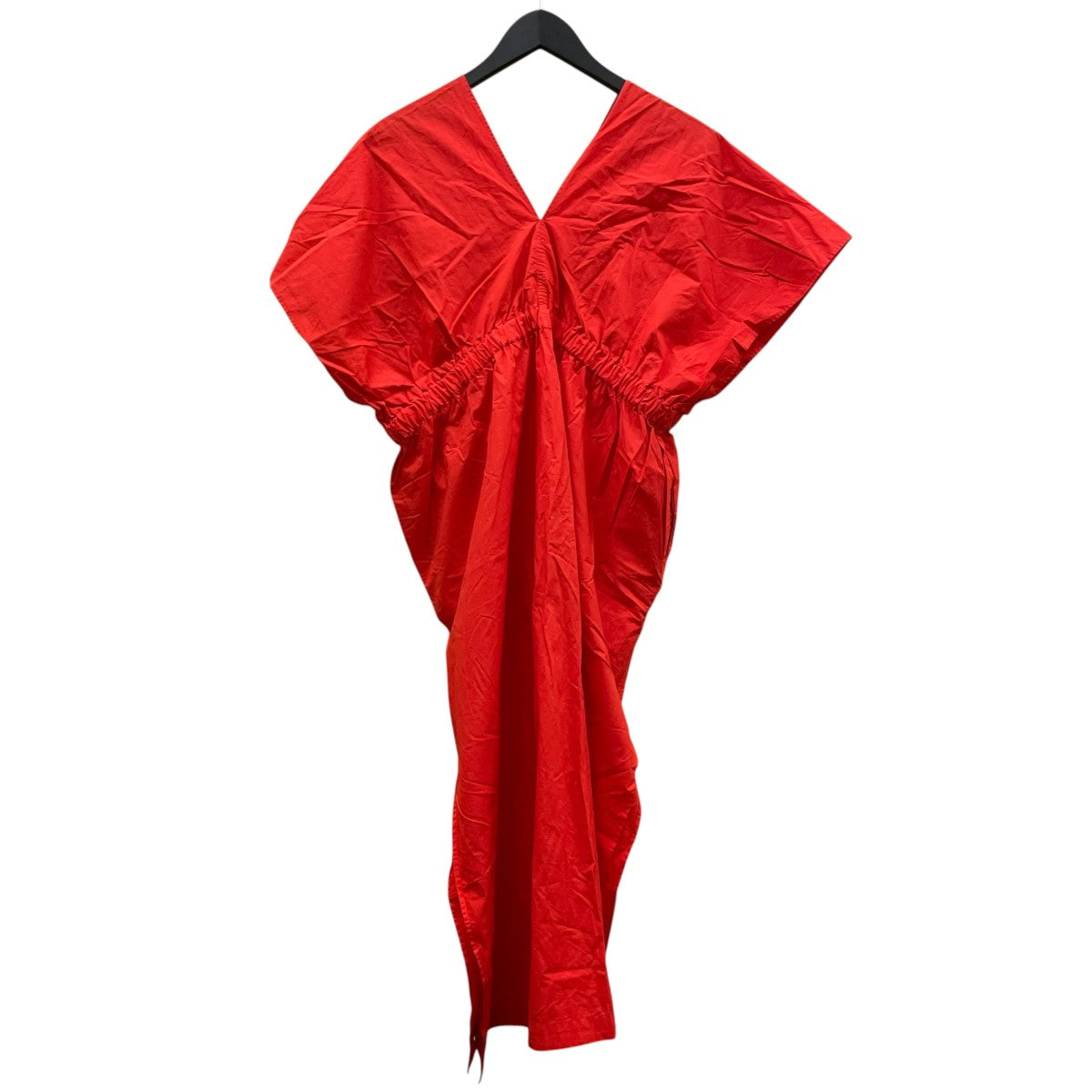 WONDER FULL LIFE NEO KAFTAN DRESSコットン Vネック 半袖ワンピースWFL24-S90 古着・中古-2枚目のアイテム画像