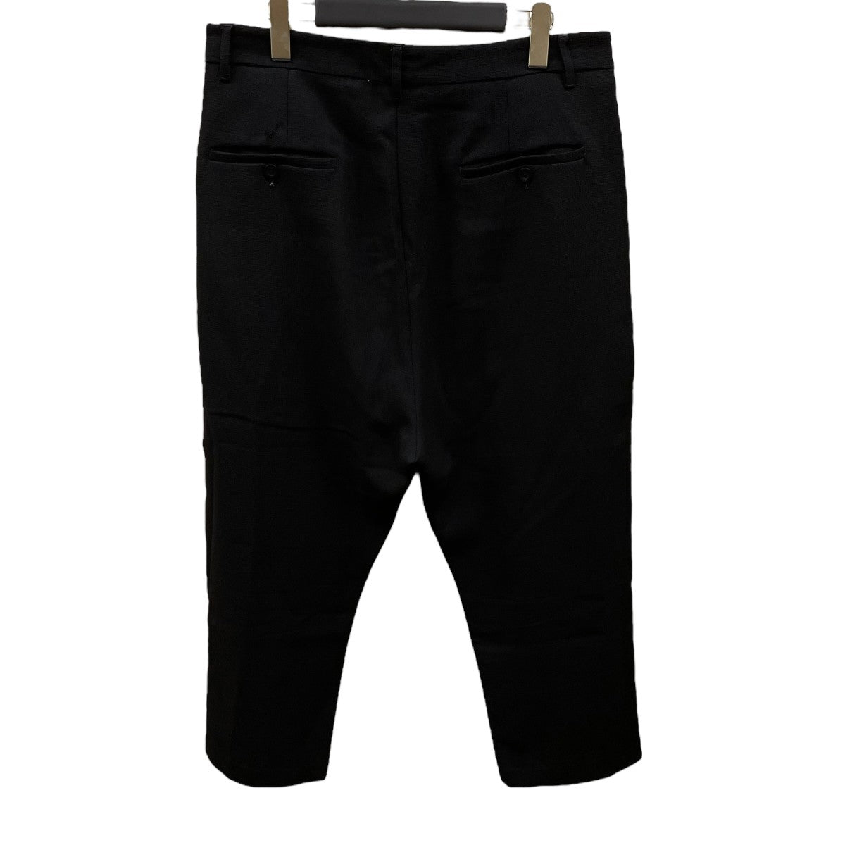 RICK OWENS(リックオウエンス) ウールスラックス ブラック サイズ 48