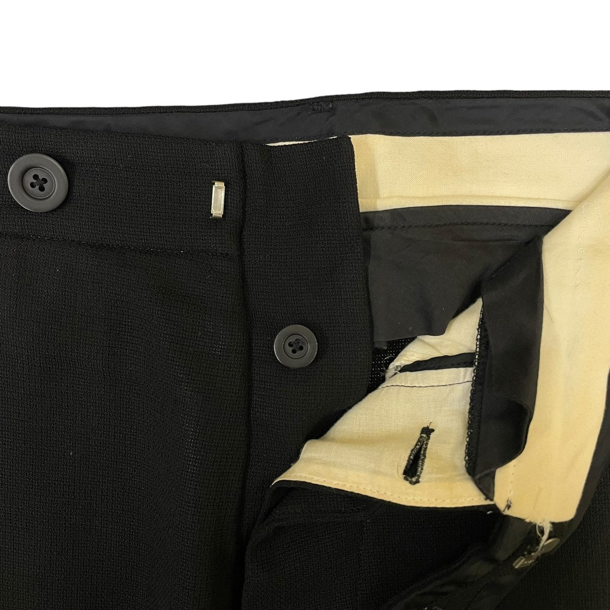 RICK OWENS ウールスラックス 古着・中古-4枚目のアイテム画像