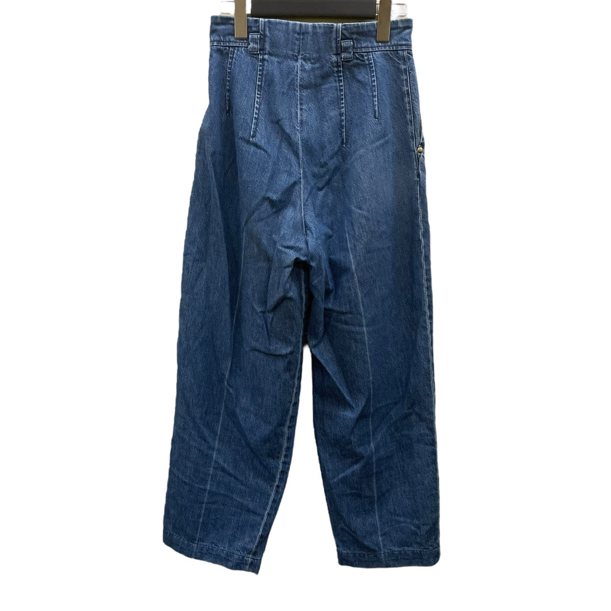mame kurogouchi(マメクロゴウチ) タックデニムパンツMM21PS-PT703