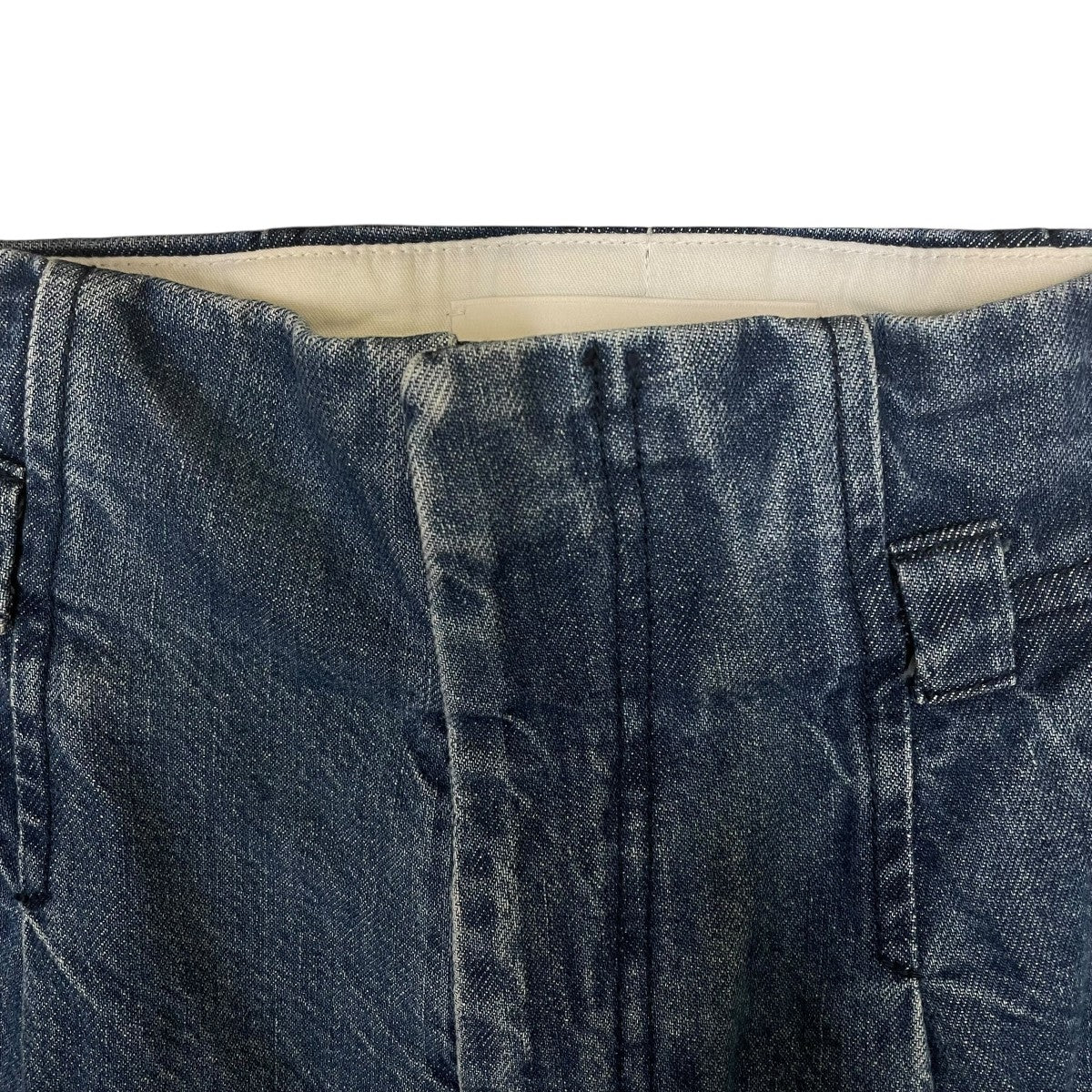 mame kurogouchi(マメクロゴウチ) タックデニムパンツMM21PS-PT703