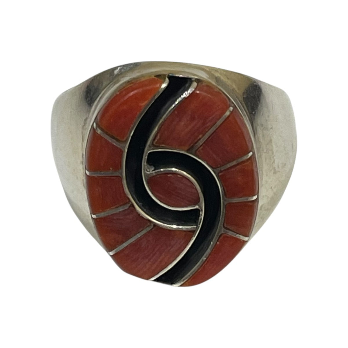 インディアンジュエリー　ズニ族　Amy Wesley　レッドコーラル インディアンジュエリー ズニ族 Amy Wesley レッドコーラル