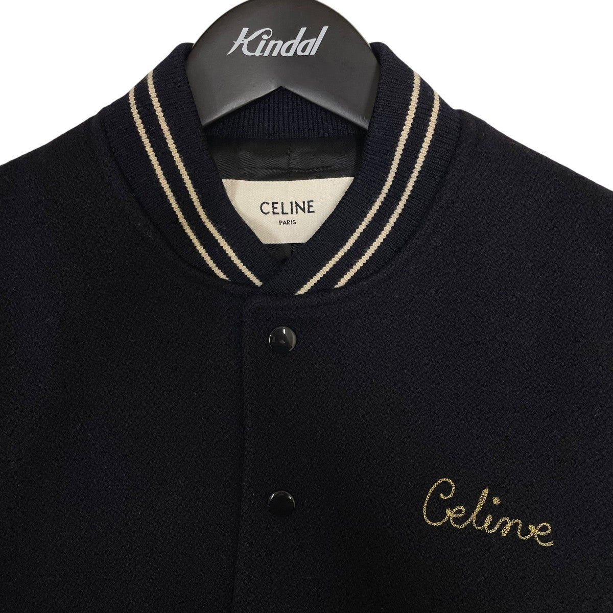 CELINE(セリーヌ) エンブロイダリー テディブルゾンスタジャン