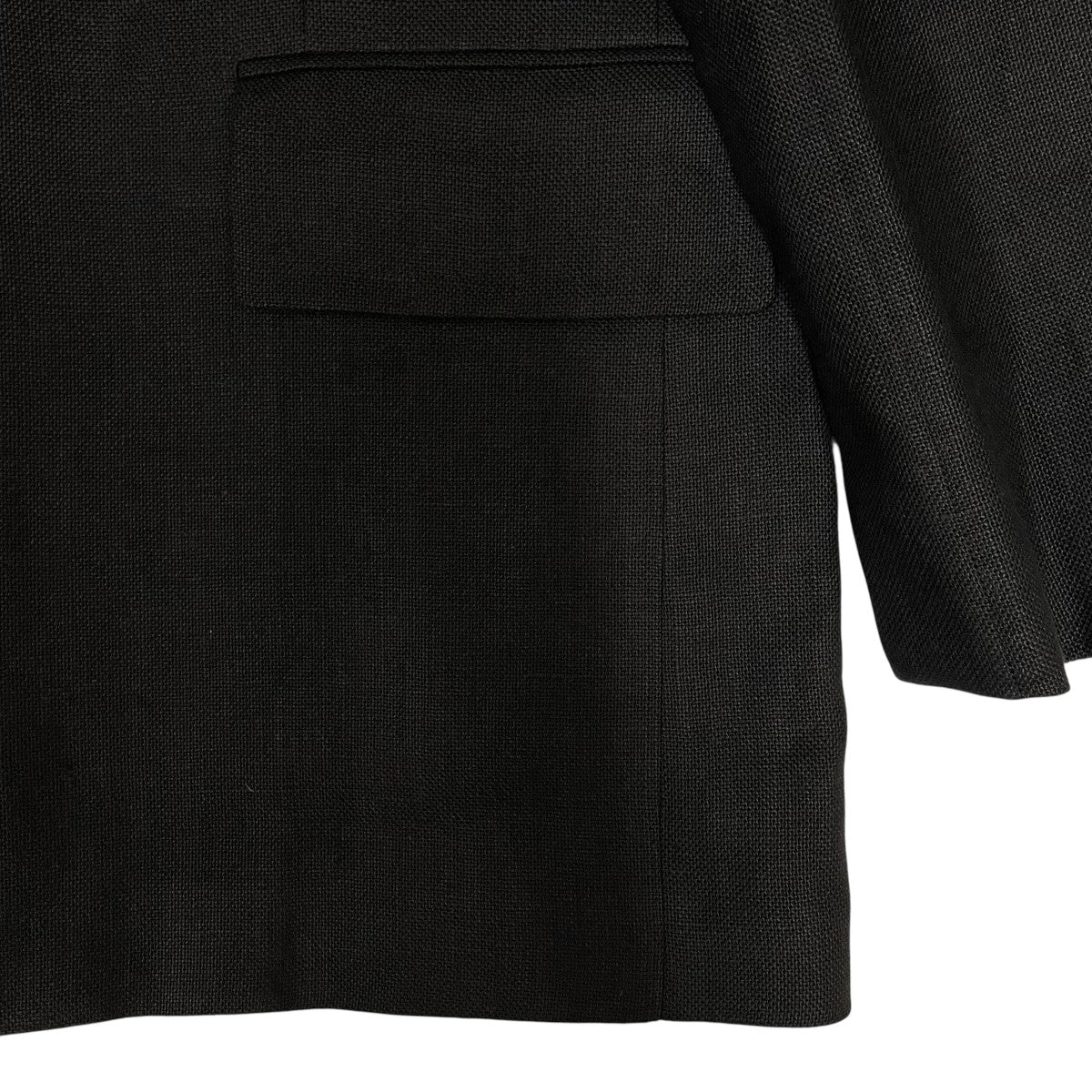 【美品】 HYKE ノーカラー ジャケット 短丈 ウール ブラック 1 HYKE ノーカラージャケット – COLDBECK ONLINE