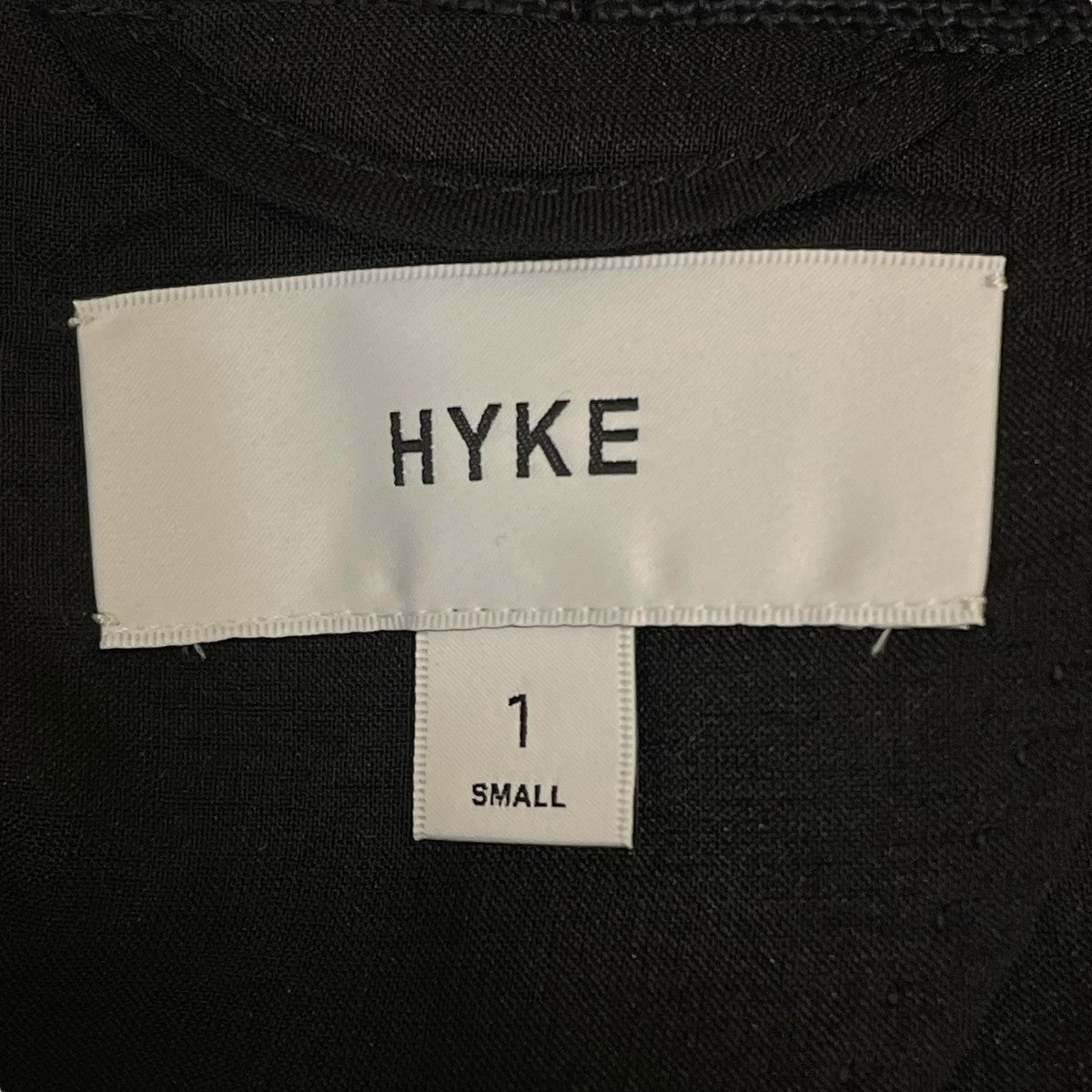 HYKE(ハイク) ノーカラージャケット231-17378 231-17378 ブラック