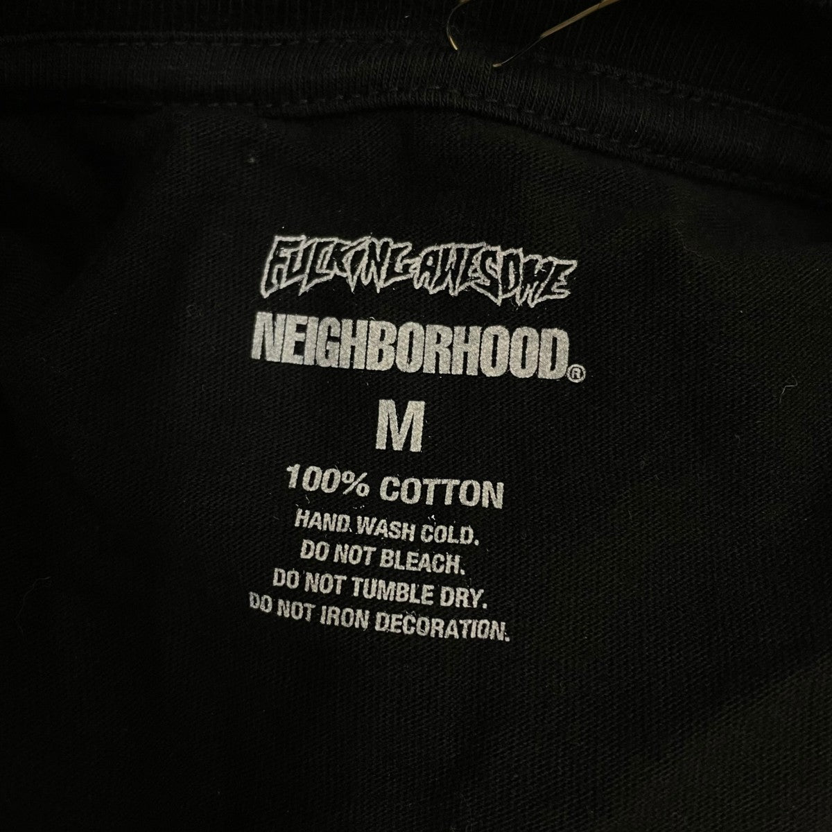 NEIGHBORHOOD FUCKING AWESOMEプリント 半袖Tシャツ コットンTシャツ 古着・中古-5枚目のアイテム画像