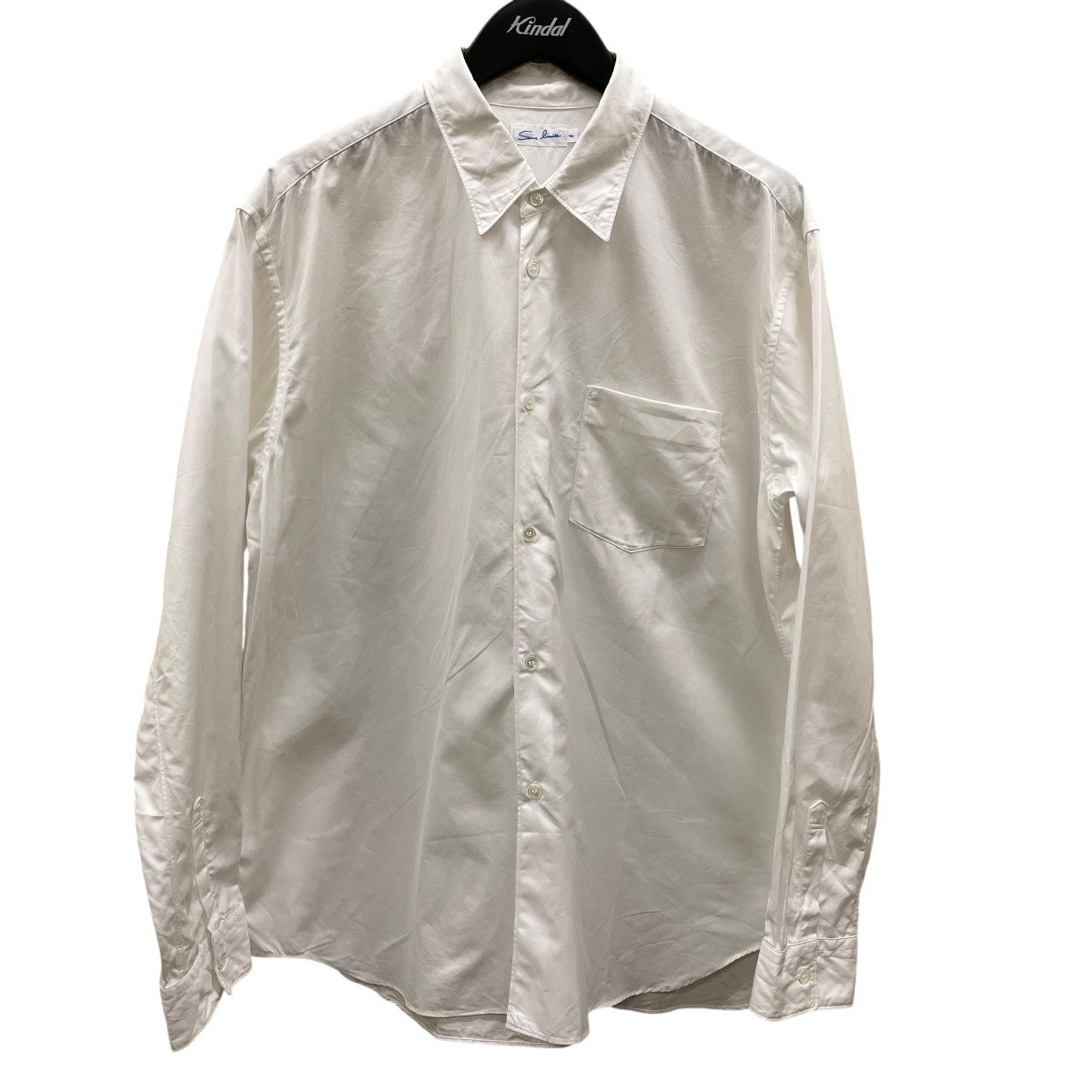 Sans limite ブロード シャツ クリームカラー サイズ2（XL） Sans limite(サン リミット) ブロードボックスレギュラーカラー