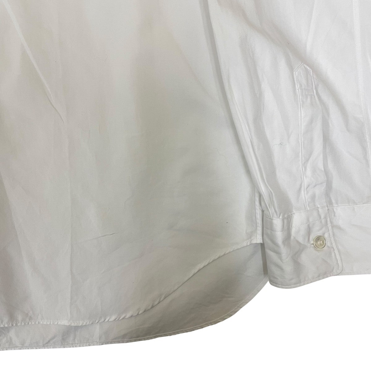 Sans limite ブロード シャツ クリームカラー サイズ2（XL） Sans limite(サン リミット) ブロードボックスレギュラーカラー