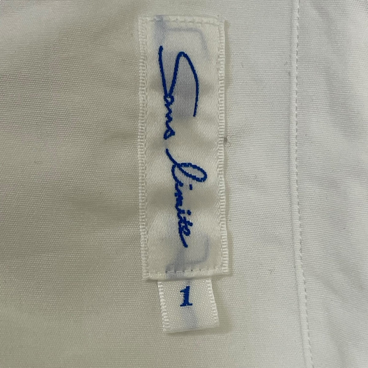 Sans limite(サン リミット) ブロードボックスレギュラーカラー