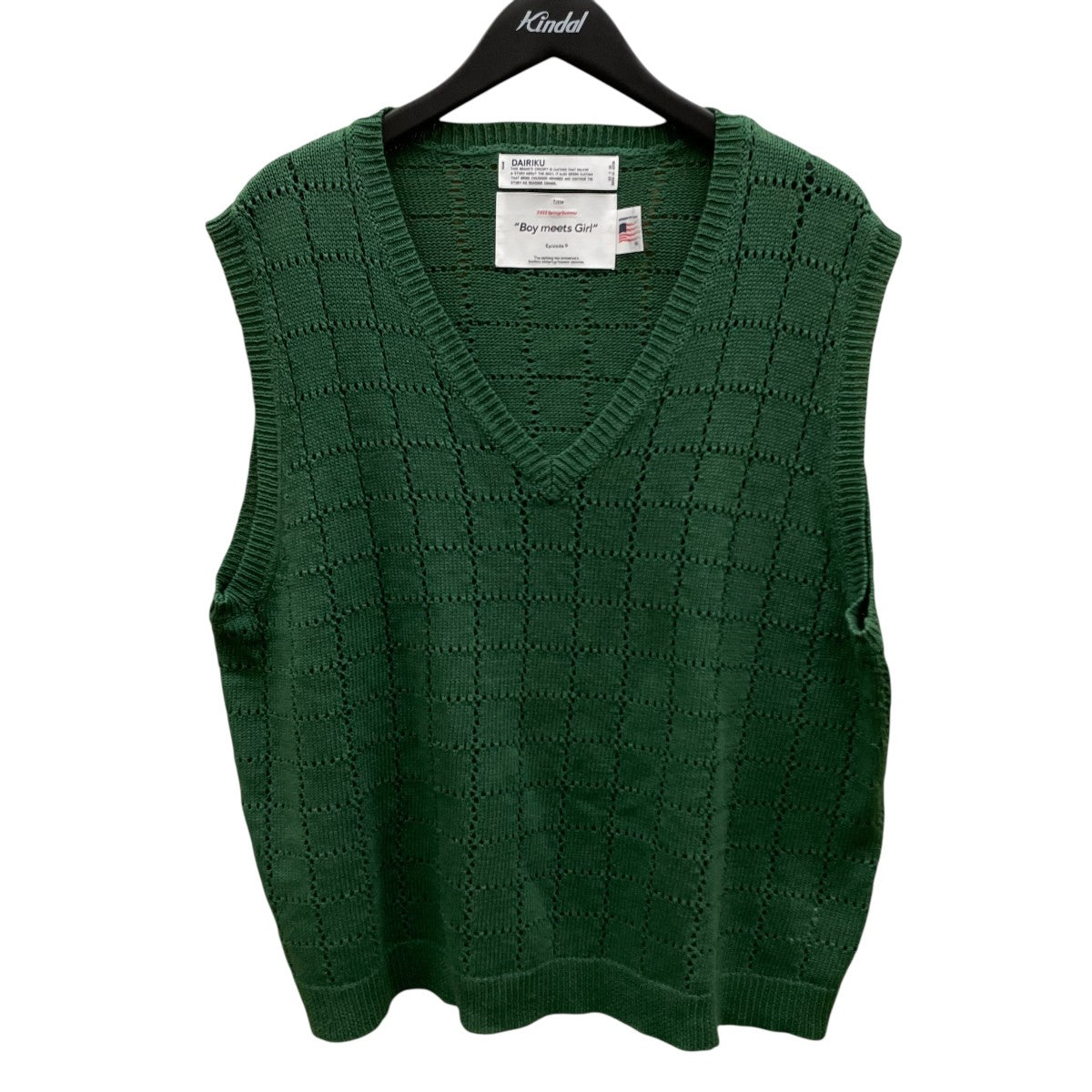22SSA．J KNIT VESTニットベスト22SS K 4