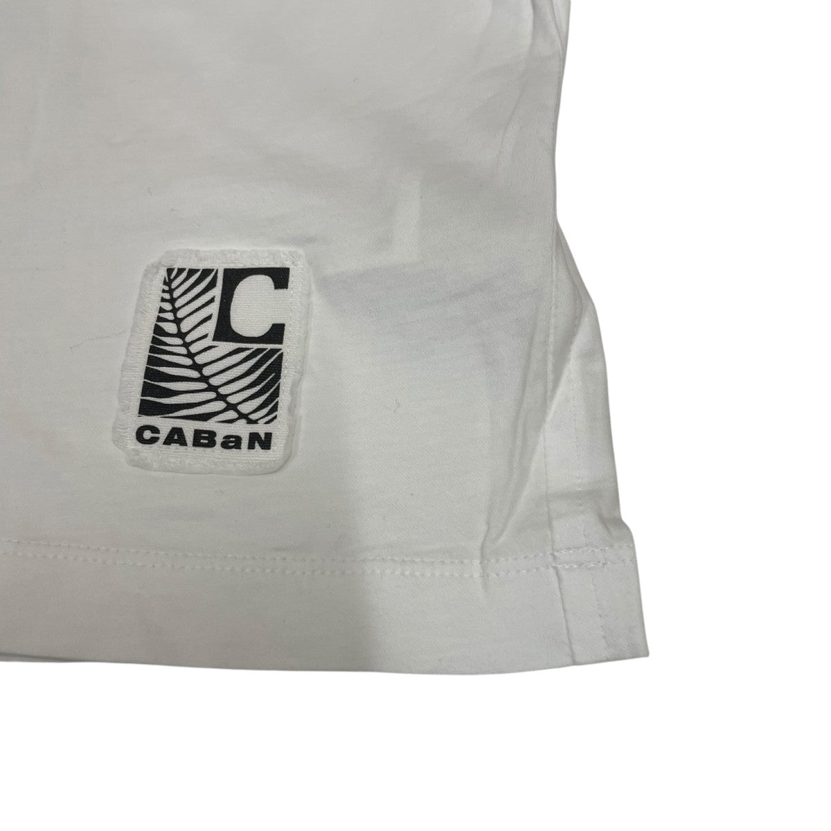 CABaN 24SSスビンコットン ビンテージフラワーエンブロイダリーTシャツ半袖Tシャツ59-03-41-03008 古着・中古-4枚目のアイテム画像