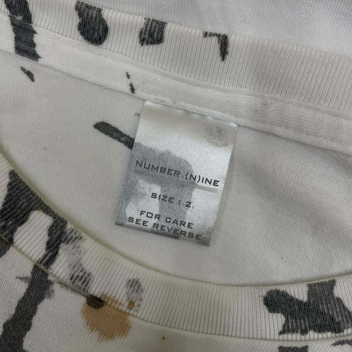NUMBER (N)INE(ナンバーナイン) CUT UP TEE カットアップTシャツ希少