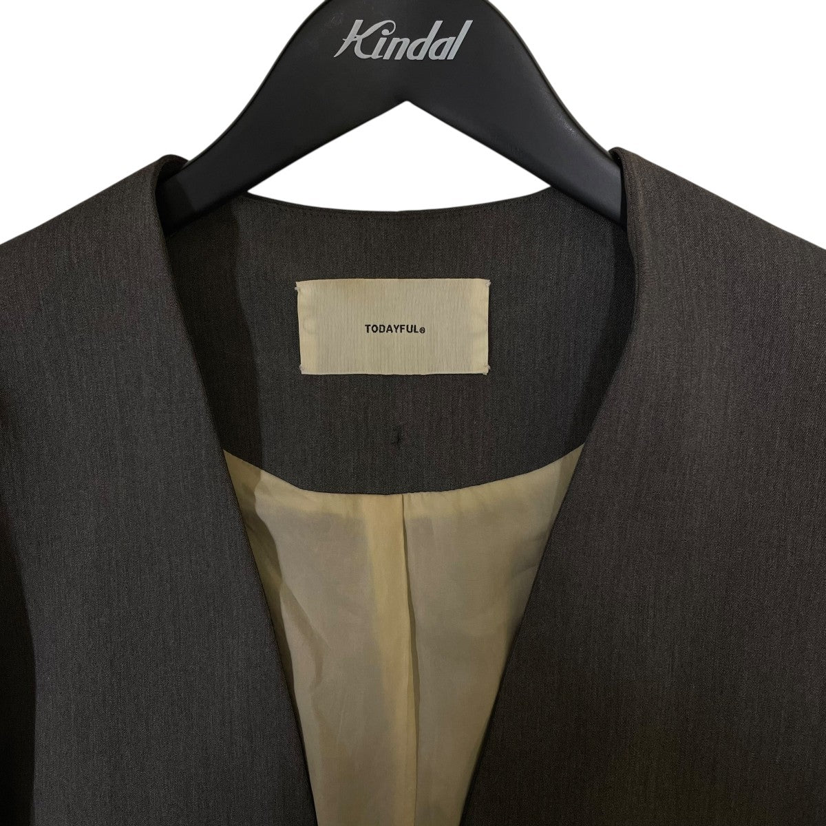【値下げ】TODAYFUL トゥデイフル ヘザーカラーレスジャケット&パンツ TODAYFUL（トゥデイフル）の「ヘザーカラーレスジャケット