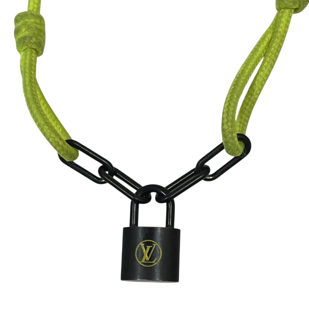 LOUIS VUITTON ヴァージル・アブロー ブラックチタニウムコードブレスレットQ05268 古着・中古-3枚目のアイテム画像