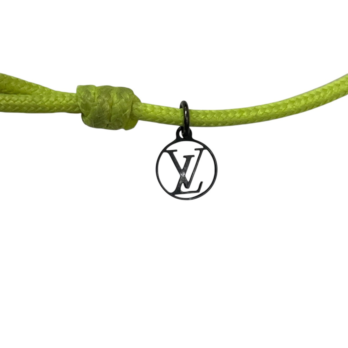 LOUIS VUITTON ヴァージル・アブロー ブラックチタニウムコードブレスレットQ05268 古着・中古-4枚目のアイテム画像