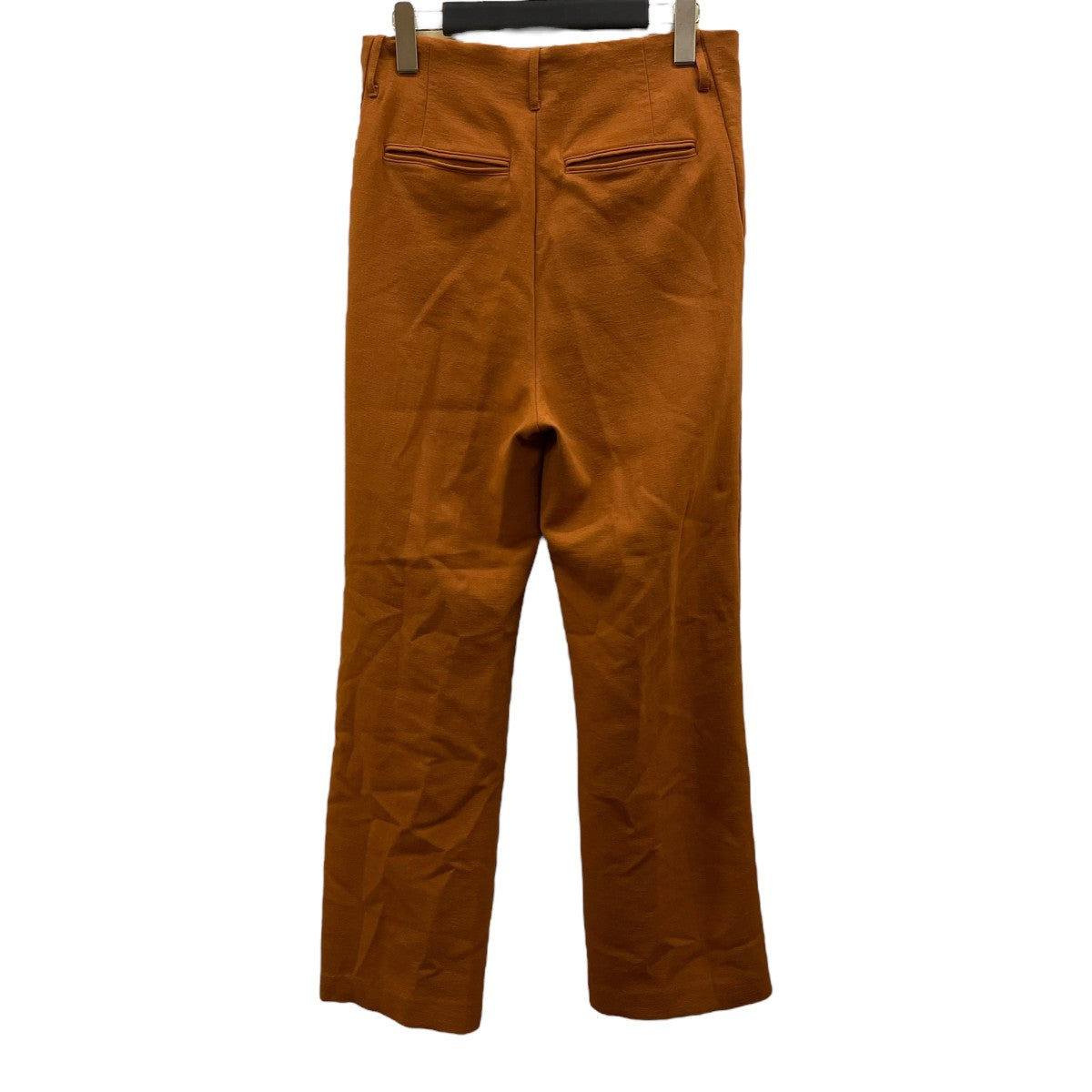 AURALEE BROWN スラックス AURALEE ブルーフェイスウールチェックワイドスラックス