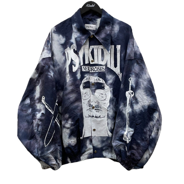 KIDILL 21SS Riders Jacket モナリザ バックプリント KIDILL(キディル) 23SSCOACH JACKETナイロンジャケットKL688 KL688