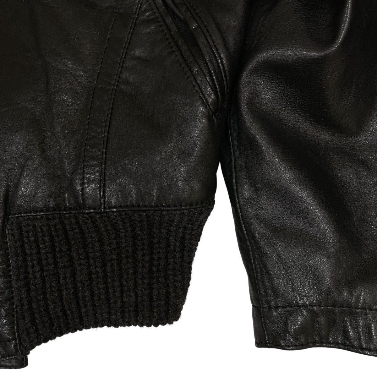 DIRK BIKKEMBERGS(ダークビッケンバーグ) レザージャケット ブラック