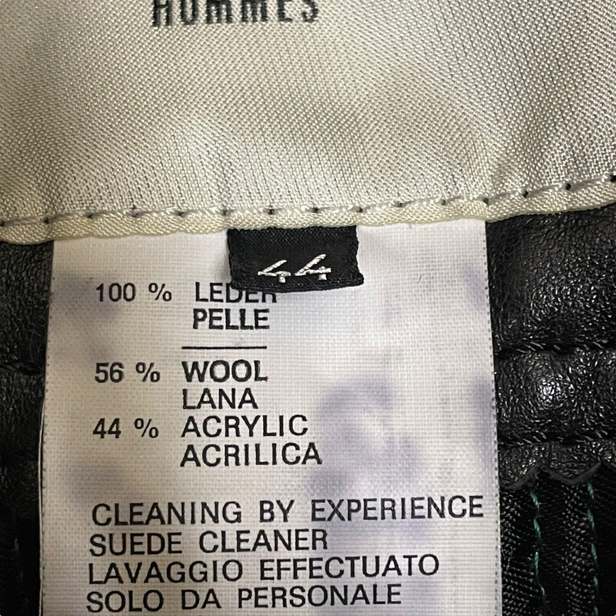 DIRK BIKKEMBERGS(ダークビッケンバーグ) レザージャケット ブラック