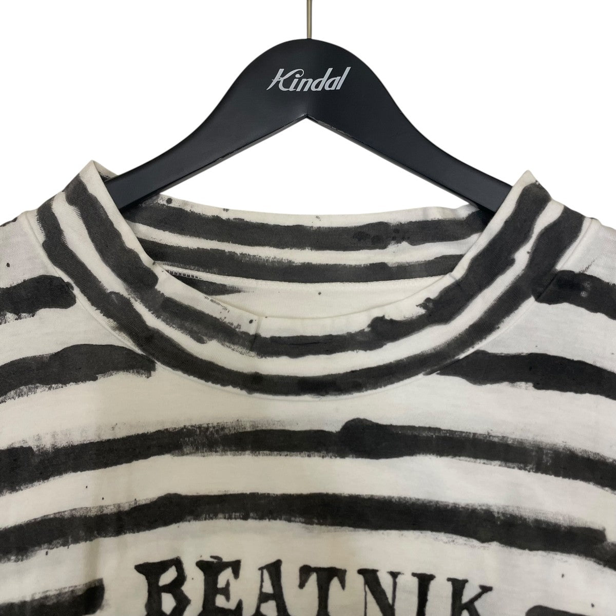Porter Classic HAND PAINT BORDER BEATNIK半袖Tシャツ 古着・中古-3枚目のアイテム画像