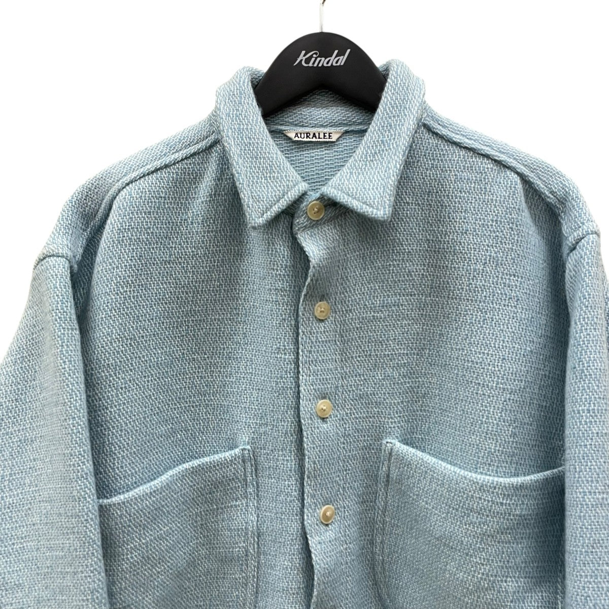 8/17(日)まで AURALEE オーラリー シャツブルゾン AURALEE - AURALEE / オーラリー | SHETLAND WOOL COTTON SHIRTS