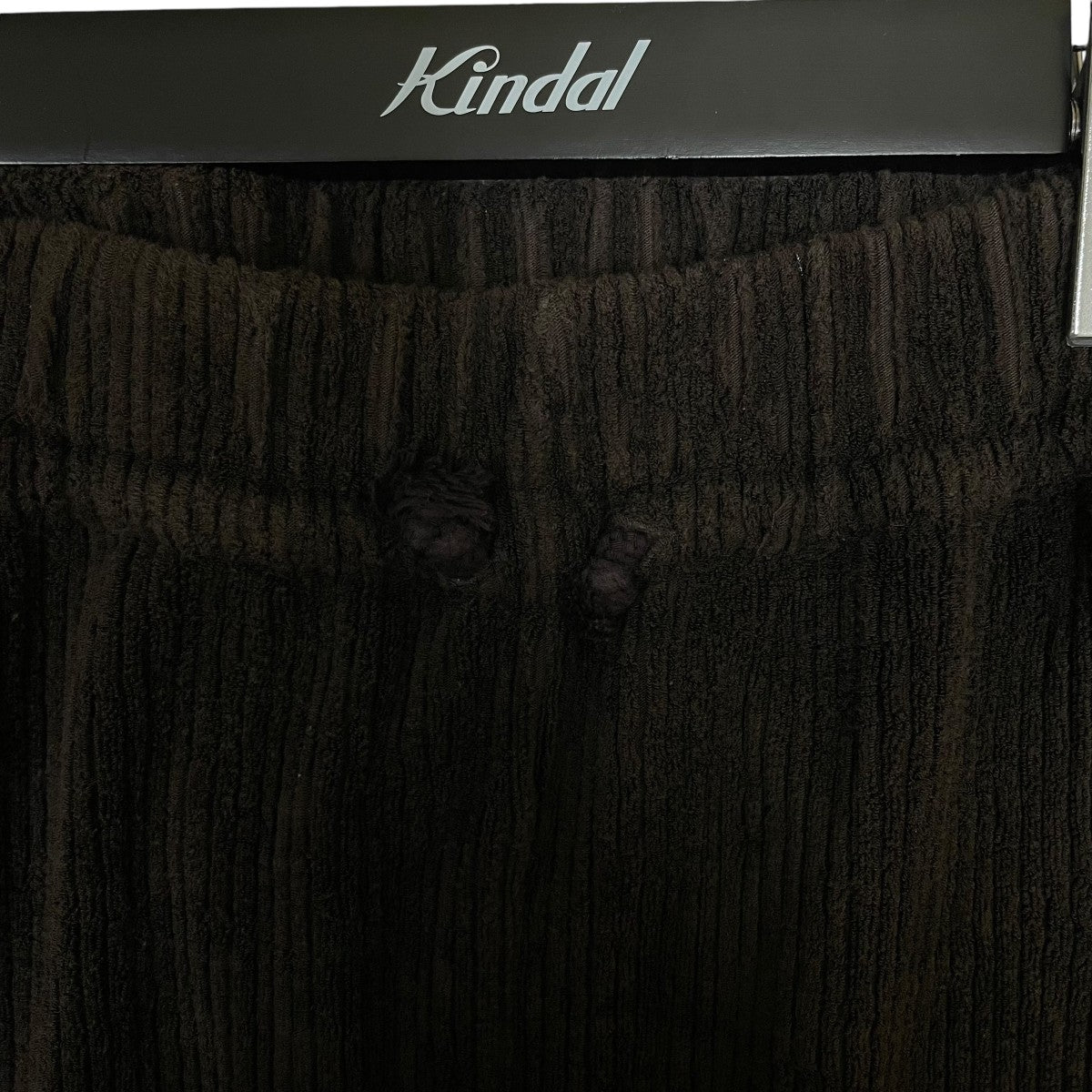 Baserange 黒コーデュロイパンツ BASERANGE(ベースレンジ) 22SSDOUGLAS PANTS TERRY FLEECEコーデュロイ