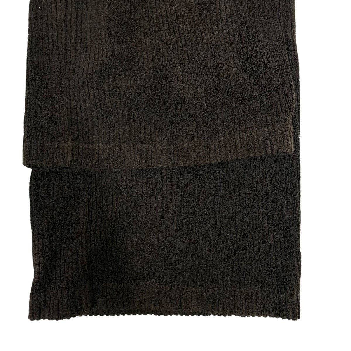 Baserange 黒コーデュロイパンツ BASERANGE(ベースレンジ) 22SSDOUGLAS PANTS TERRY FLEECEコーデュロイ