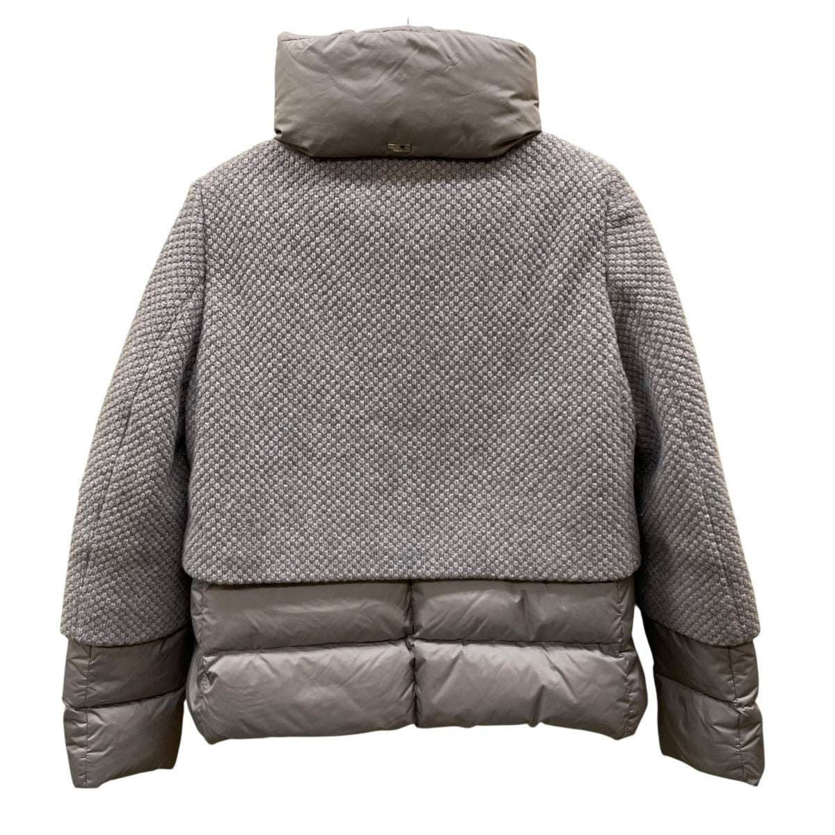 HERNO(ヘルノ) ニットコンビショートダウンジャケット67096-63485