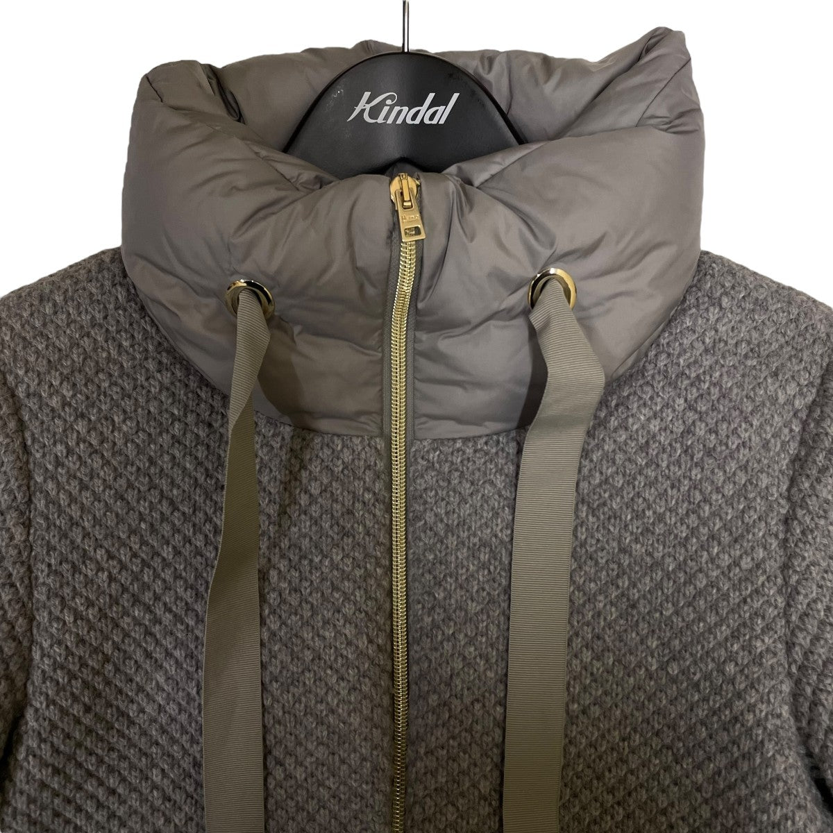 HERNO(ヘルノ) ニットコンビショートダウンジャケット67096-63485