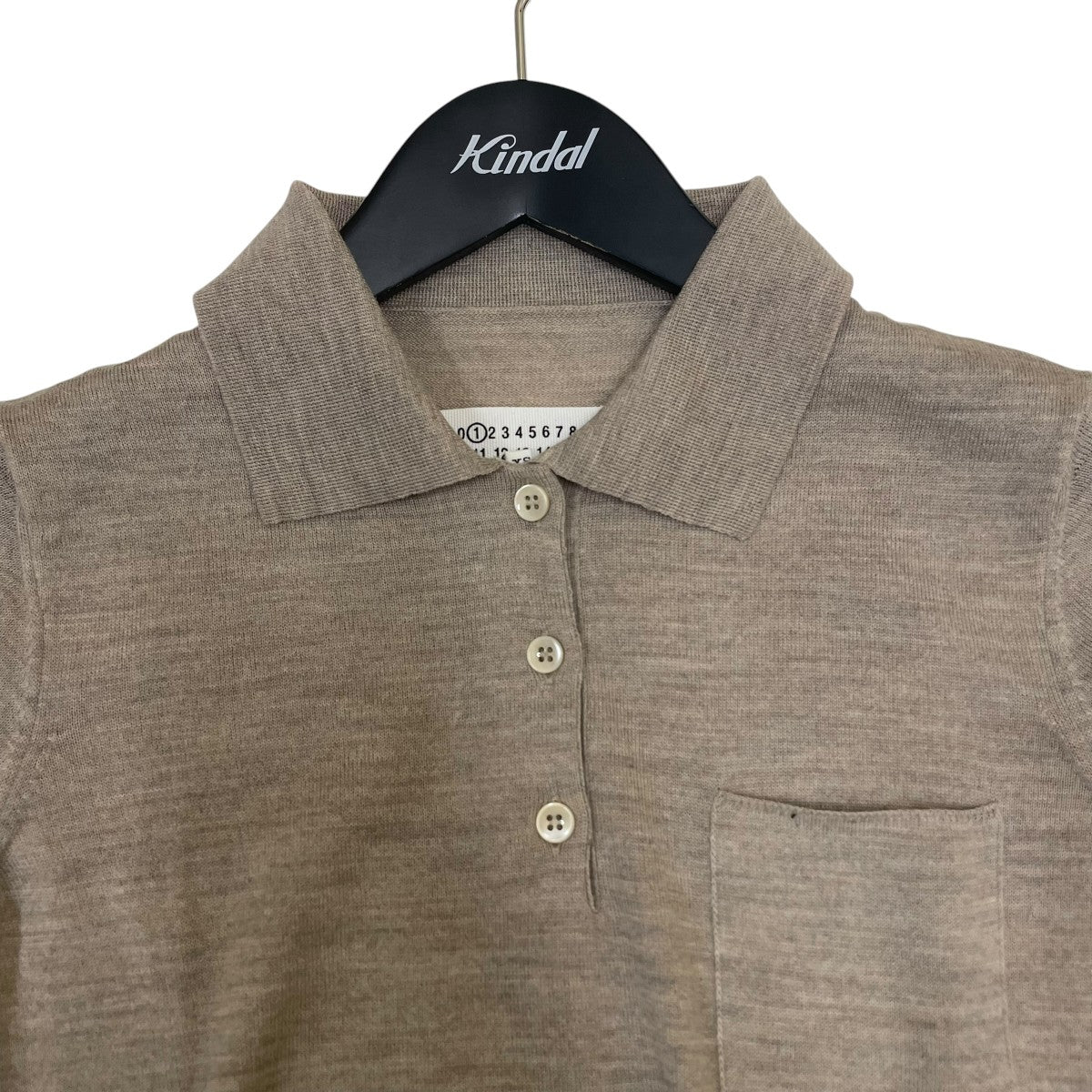 Maison Margiela ニットポロシャツS31HA0802 古着・中古-3枚目のアイテム画像