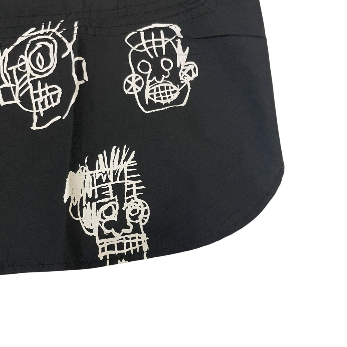 JUNYA WATANABE MAN Short Sleeve Shirt - Jean-Michel Basquiat半袖シャツWK-B030 古着・中古-4枚目のアイテム画像