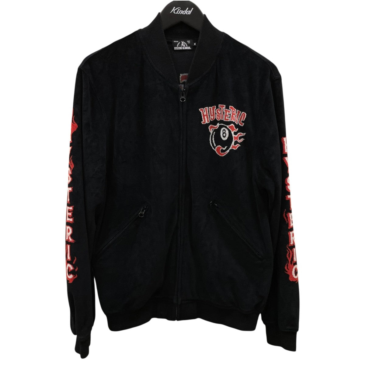 Hysteric Glamour(ヒステリックグラマー) 8BALL STMBベロアジップ