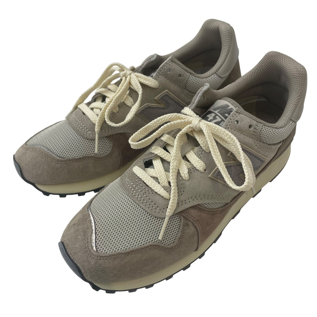 NEW BALANCE×AURALEE 475スニーカーA25SS01NB A25SS01NB グレー サイズ