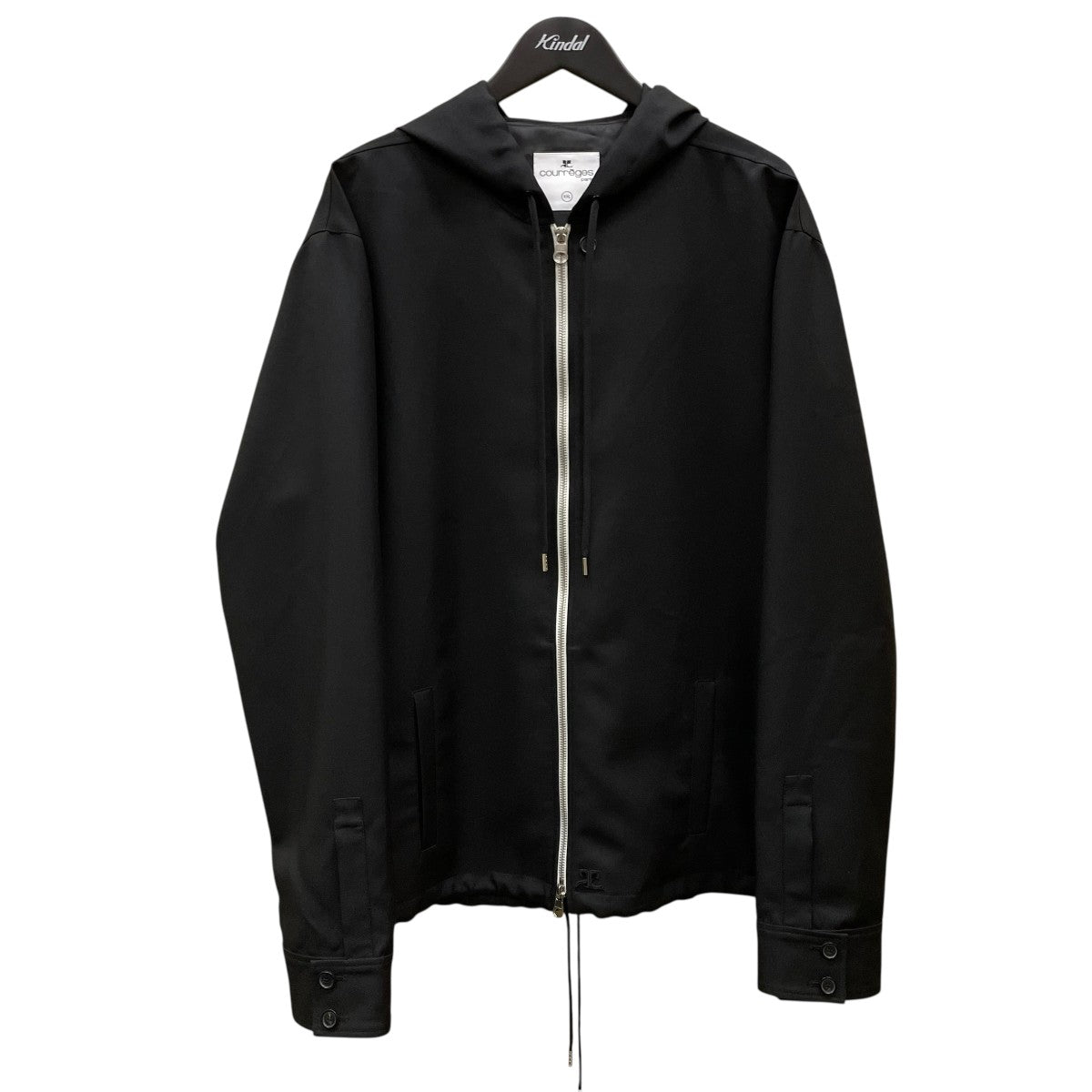 courreges(クレージュ) ジップツイルジャケットジップパーカー